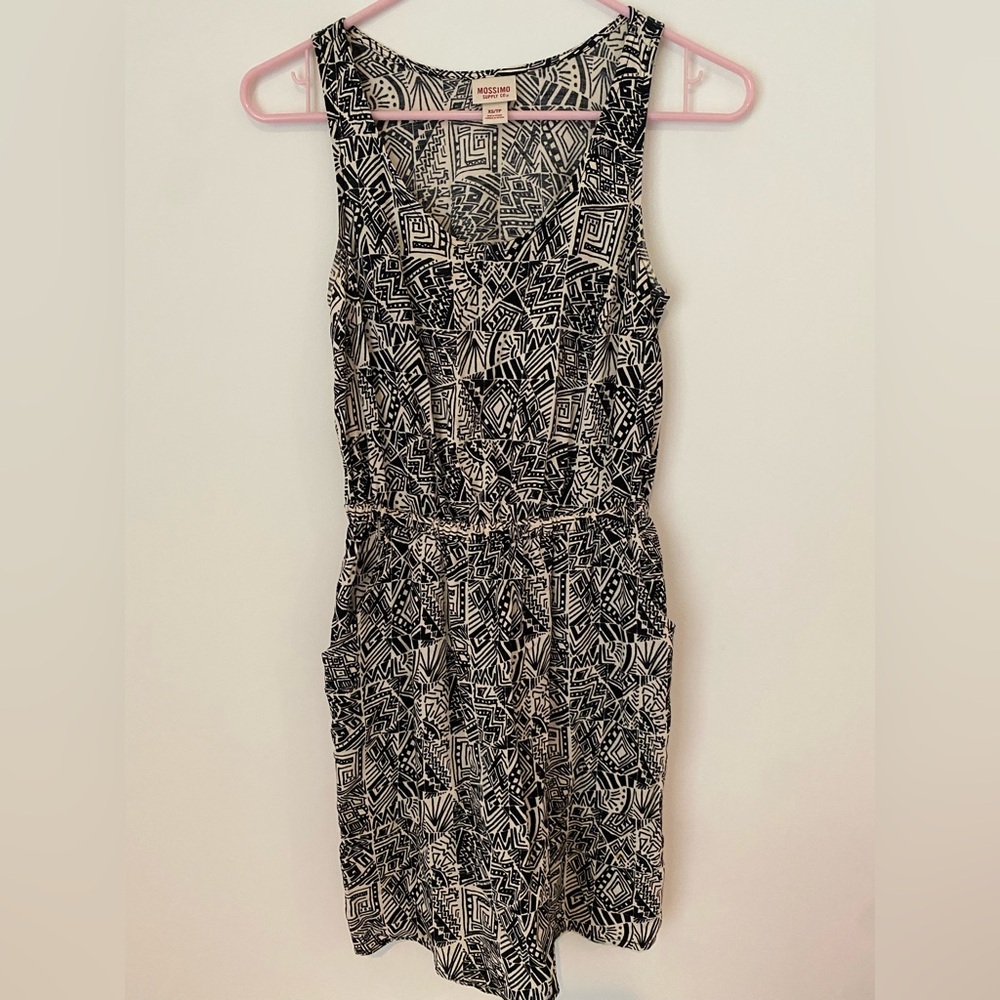 Mission Supply Co. Black & White Print Dress